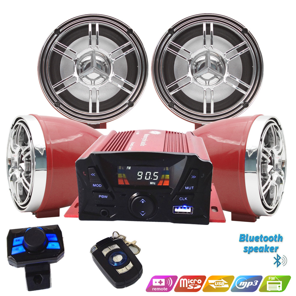 Audio Music Player - 12V 4 Kênh UTV ATV Xe