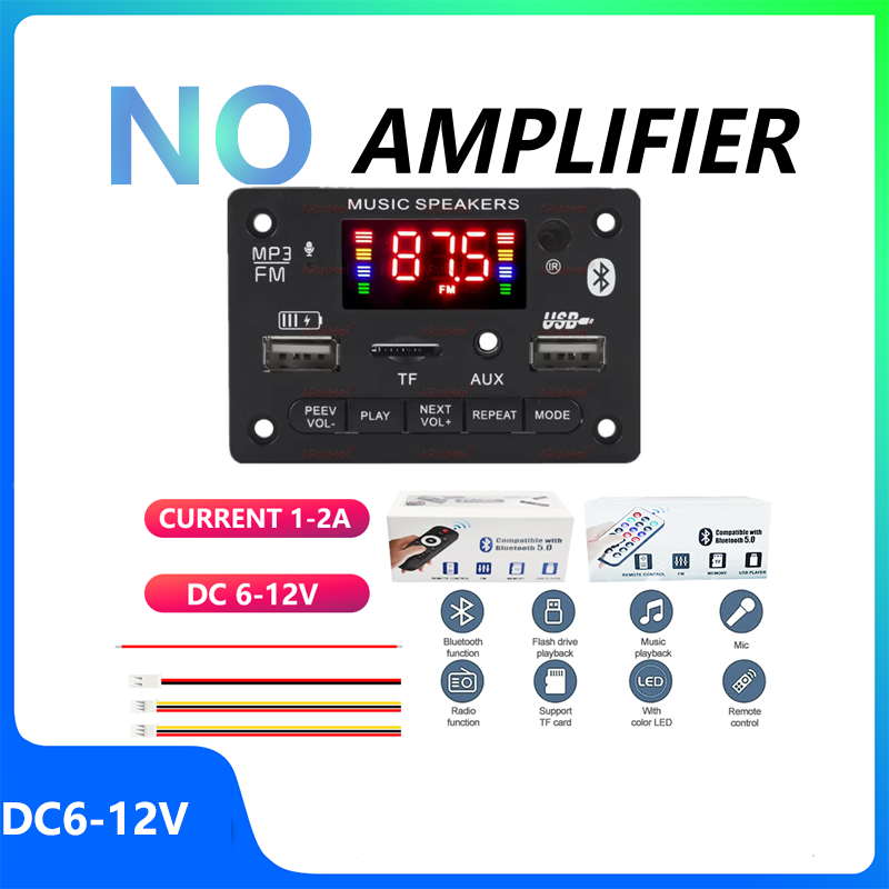 Audio Music Recorder - Without an amplifier Bluetooth 5.3 Decoder