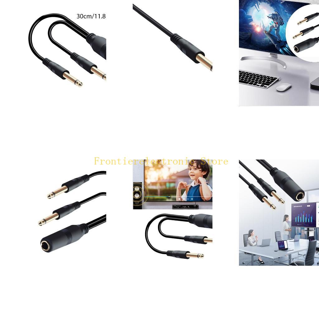 Audio And Music Splitter - G8DB 2x 1/4inch 6.35mm đến 6.35mm