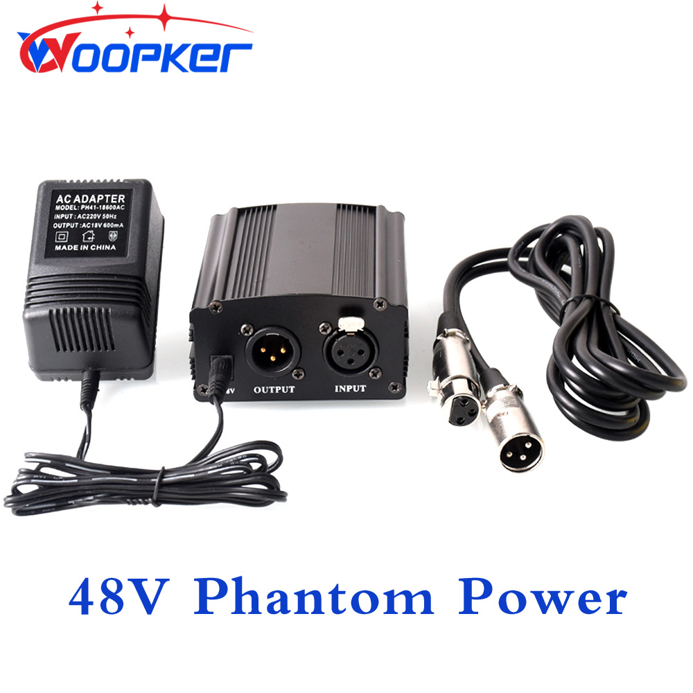 Xlr Microphone Condenser - Nguồn Phantom 48V Cung Cấp Với