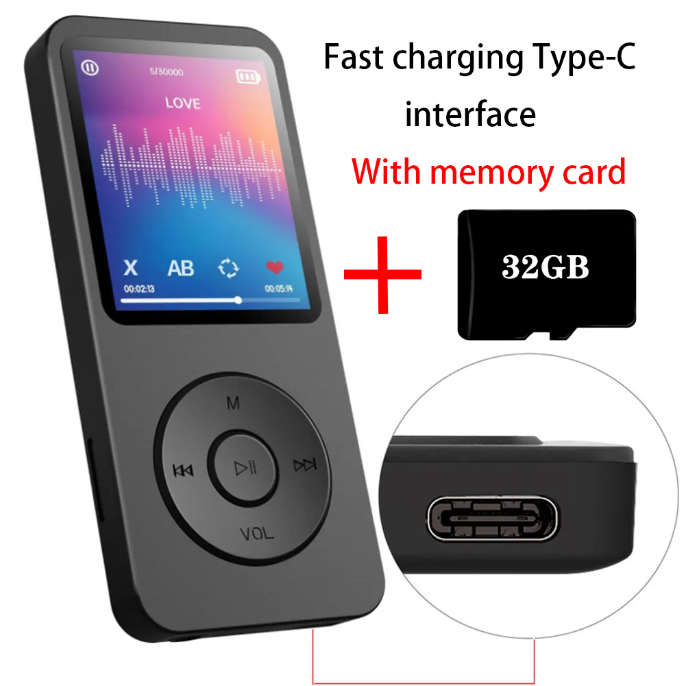 MP3 Player Type-C Interface Fa - đánh giá và giá Audio Music Recorder