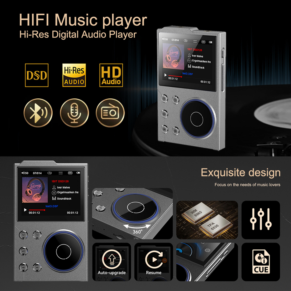 Hi-Fi Digital Audio MP3 Player - đánh giá và giá Music Audiobook