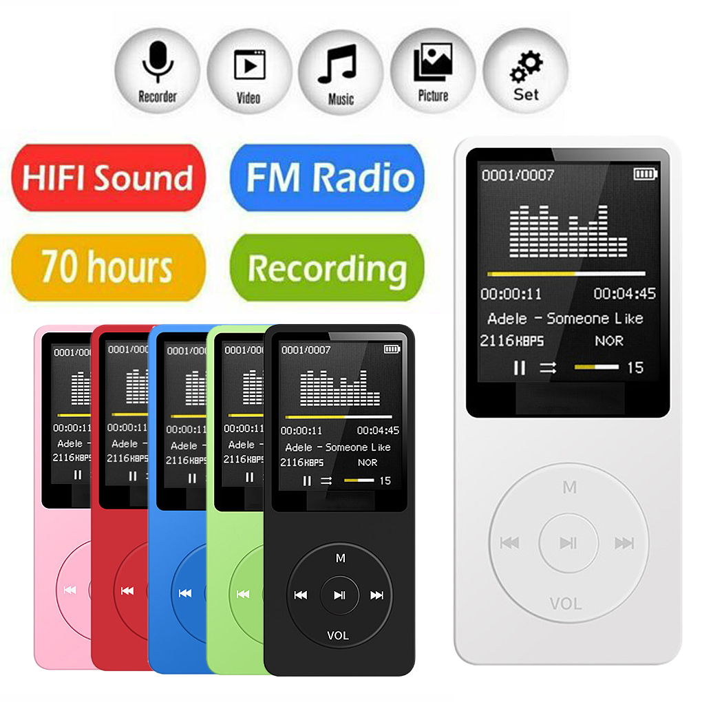 Portable MP3 Player Rechargeab - đánh giá và giá Audio Music Recorder