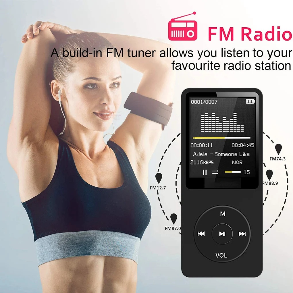 Portable MP3 Player Rechargeab - đánh giá và giá Audio Music Recorder