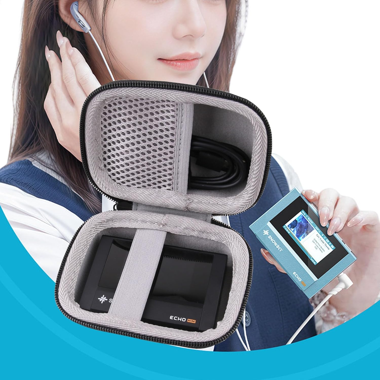 Carrying Hard EVA Case for MEC - đánh giá và giá Audio Music Player