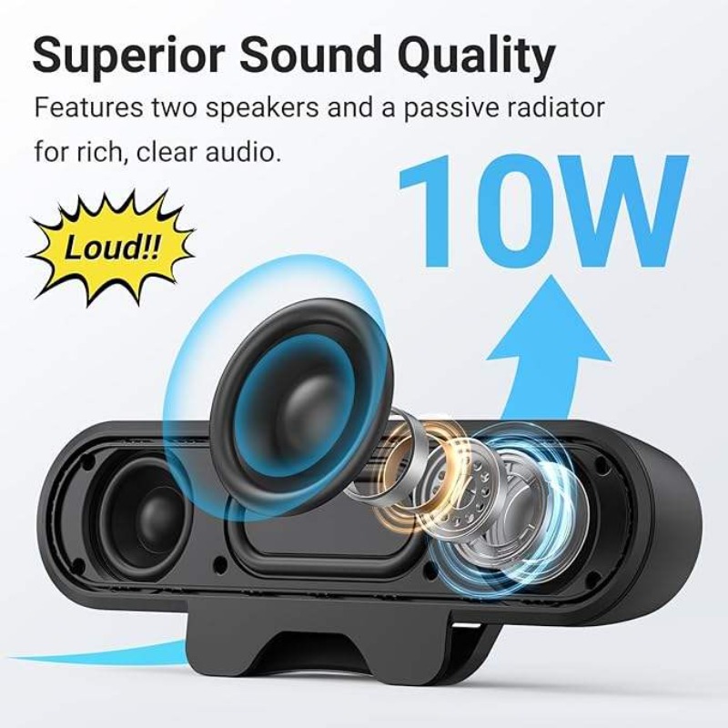 Portable Clip-on USB Soundbar  - đánh giá và giá Audio Music Free Online