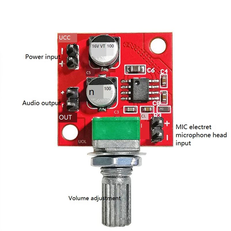 -[A51I Digital]LM386 Electret  - đánh giá và giá Portable Amplifier Mini
