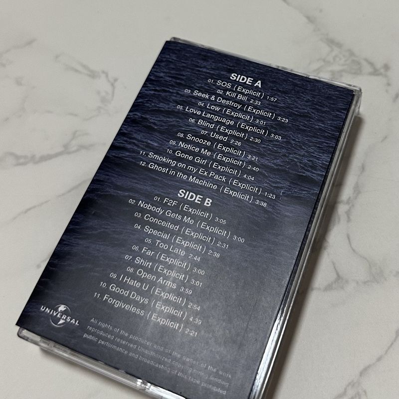 Western R&B Music Cassette Tap - đánh giá và giá Audio Music Lyrics