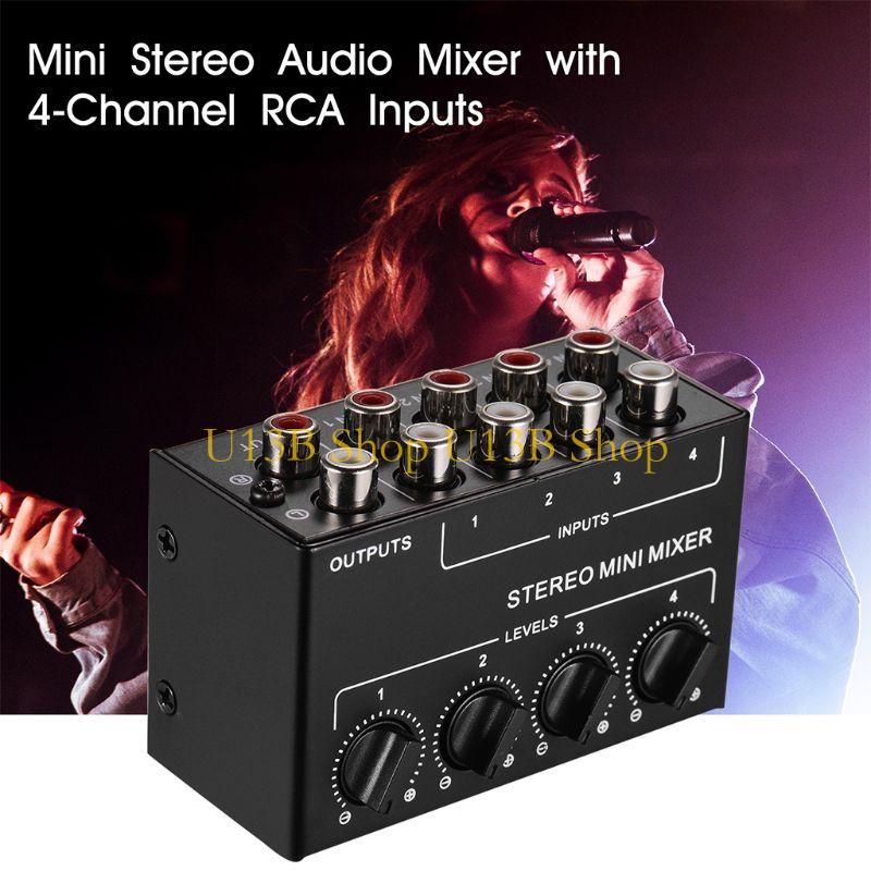Máy trộn thụ động 4 kênh U13B  - đánh giá và giá Audio And Music Splitter