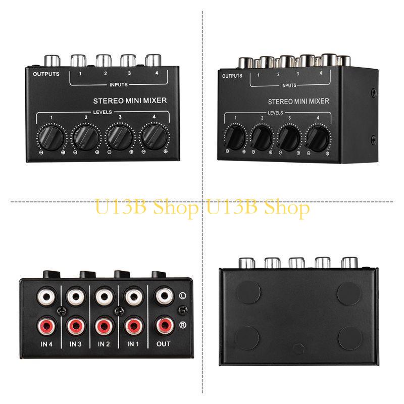 Máy trộn thụ động 4 kênh U13B  - đánh giá và giá Audio And Music Splitter
