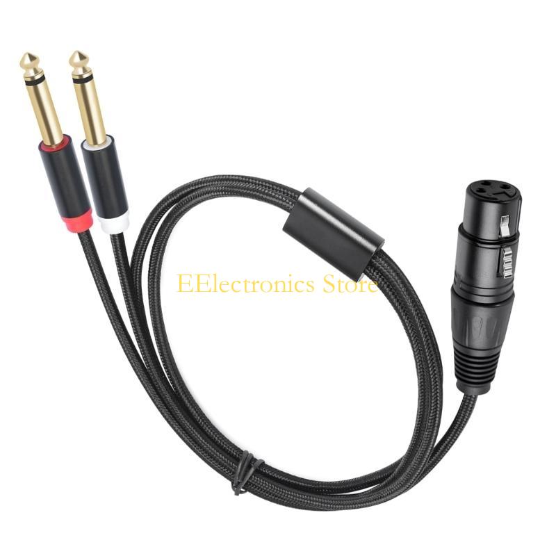 B03C Nữ 3Pin đến 6.35mm 1/4 