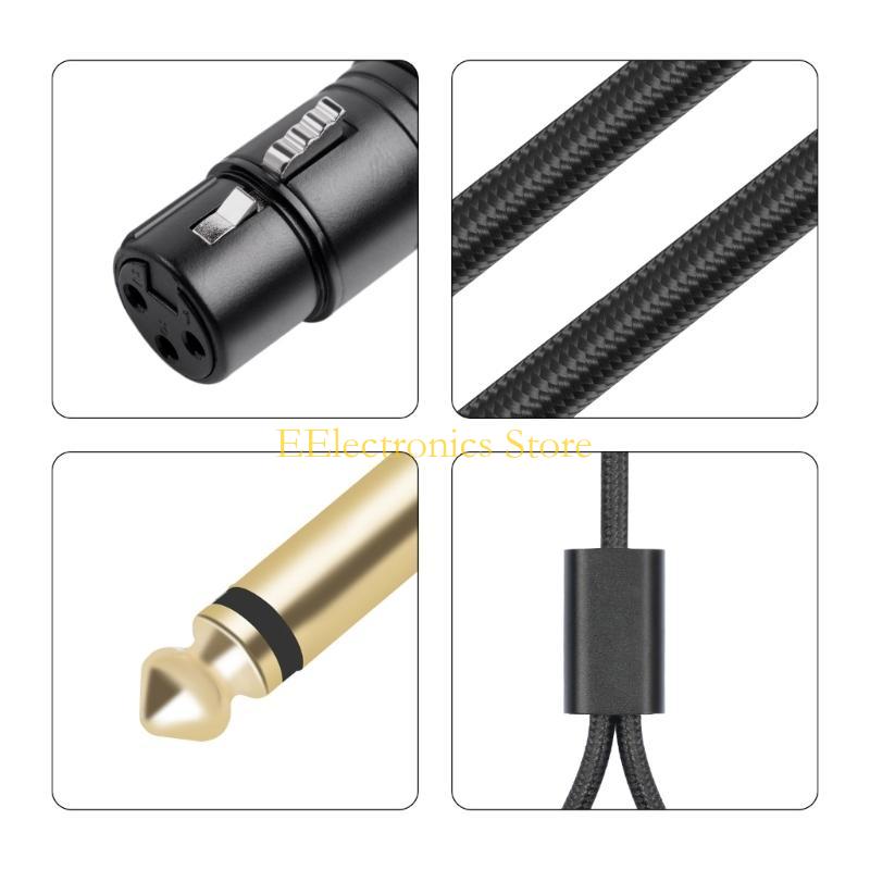 B03C Nữ 3Pin đến 6.35mm 1/4 