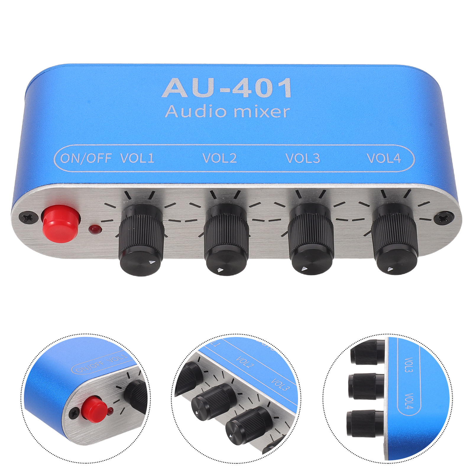 4 Channel Audio Mixer Compact  - đánh giá và giá Portable Amplifier Mini