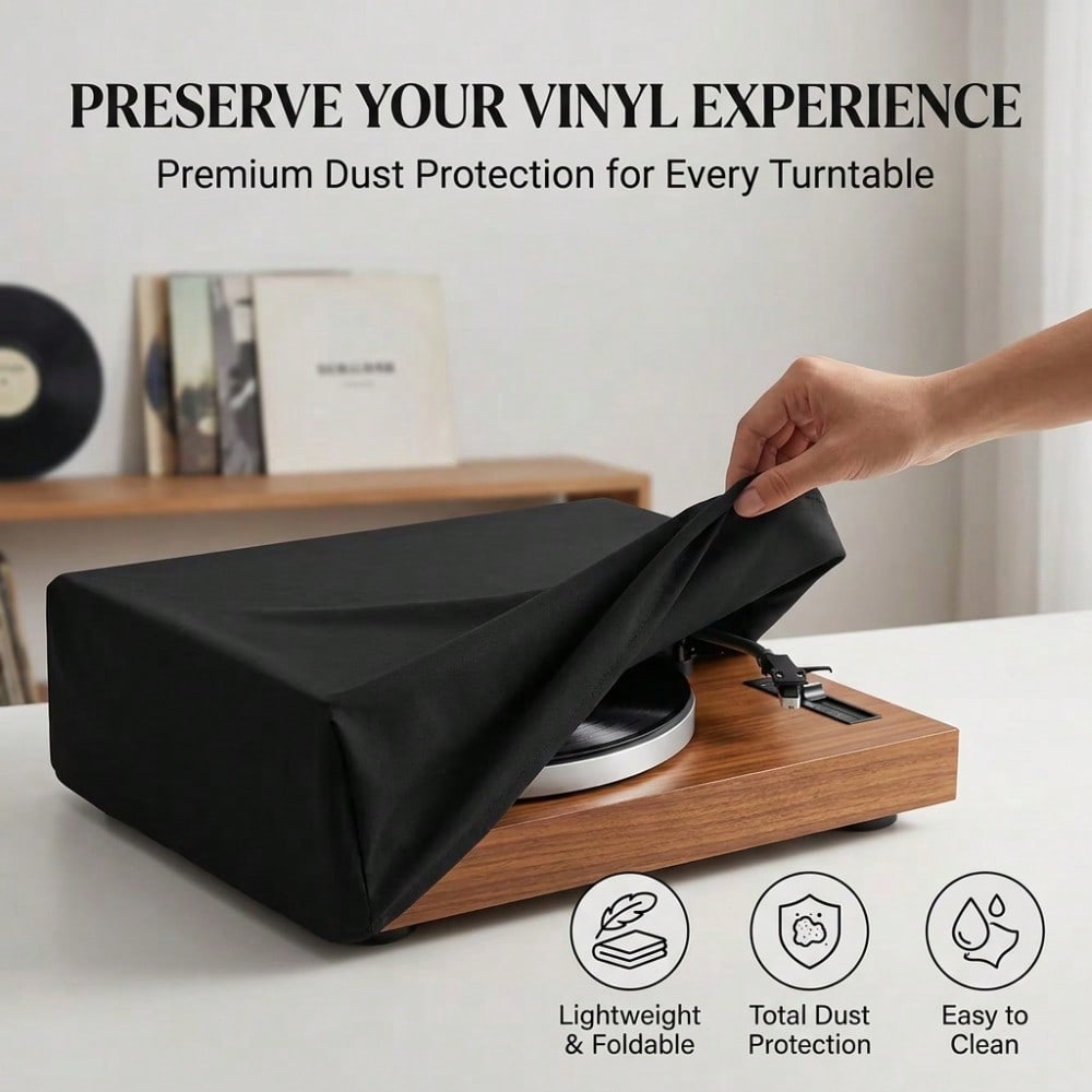 Vinyl Record Player Dust Cover - đánh giá và giá Audio Music Recorder