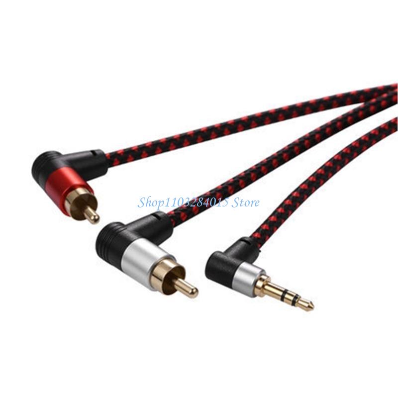 R6FF 90 ° RCA Cắm Cáp 3.5mm đế - đánh giá và giá Audio And Music Splitter