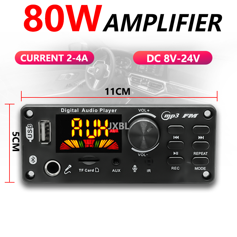 80W Bluetooth 5.0 MP3 Decoder  - đánh giá và giá Audio Music Player