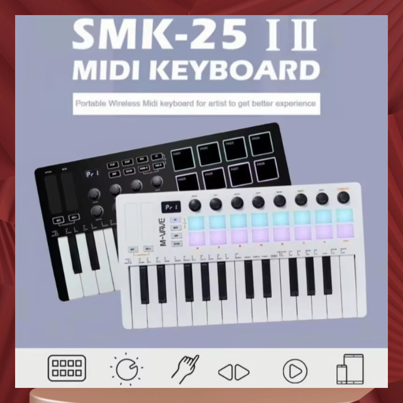 M-Vave Smk-25 Midi Keyboard Co - đánh giá và giá Midi Controller Pad