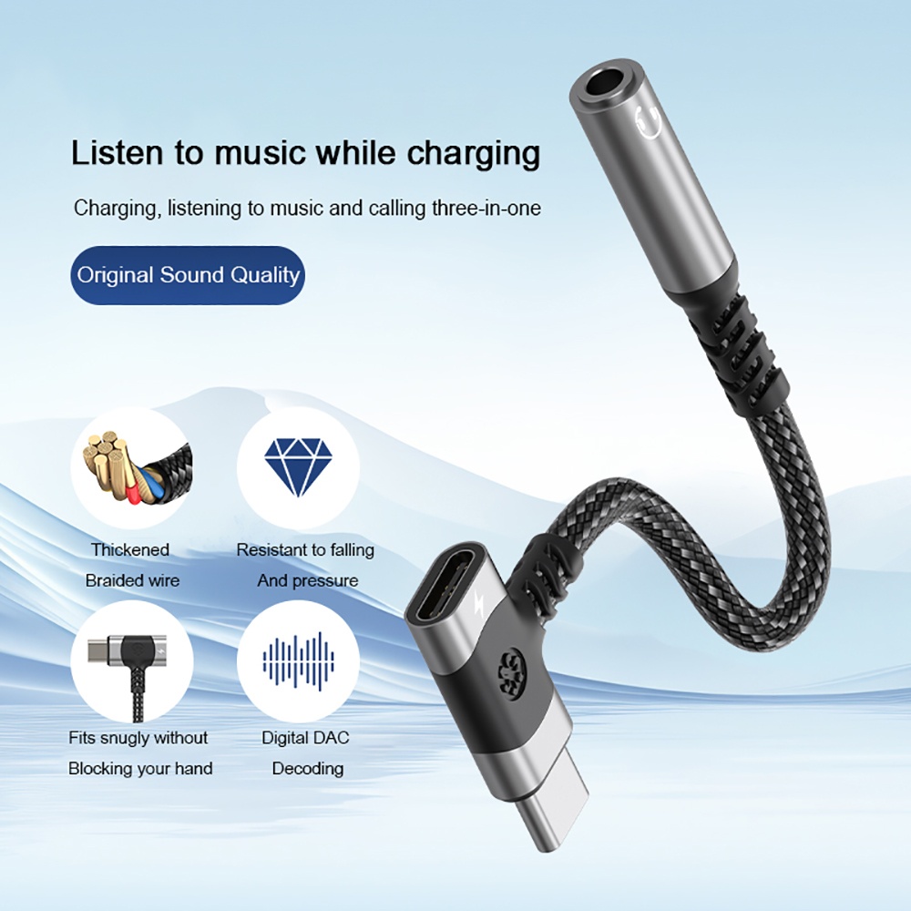 2 in 1 Type C OTG Splitter Ada - đánh giá và giá Audio And Music Splitter