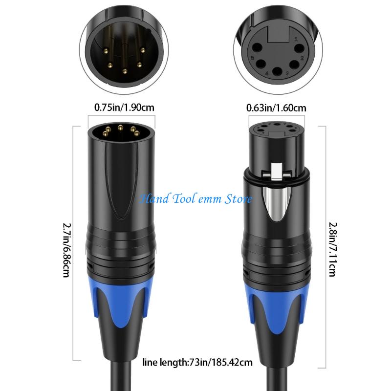 H37F 5Pin XLR Cáp Chuyên Nghiệ - đánh giá và giá Audio And Music Splitter