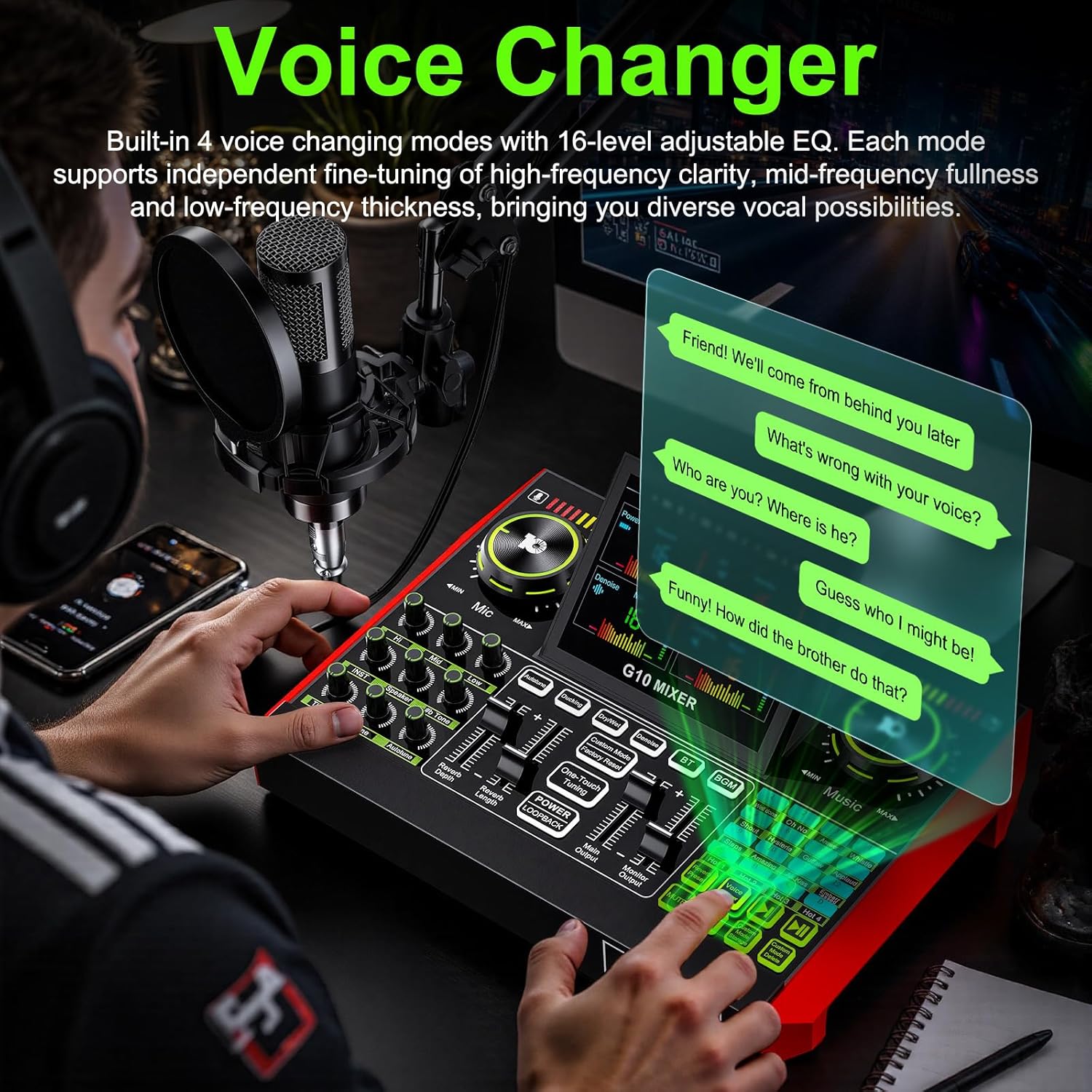Tenlamp G10 Live Streaming Aud - đánh giá và giá Audio Music Recorder