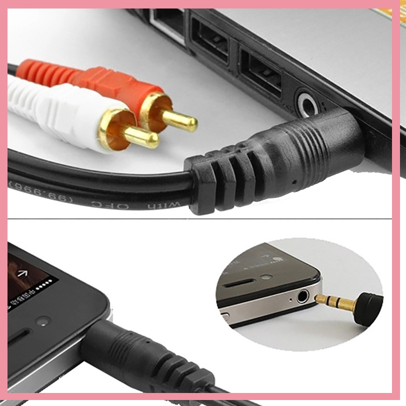 3.5mm Stereo Male Plug to 2 RC - đánh giá và giá Audio And Music Splitter