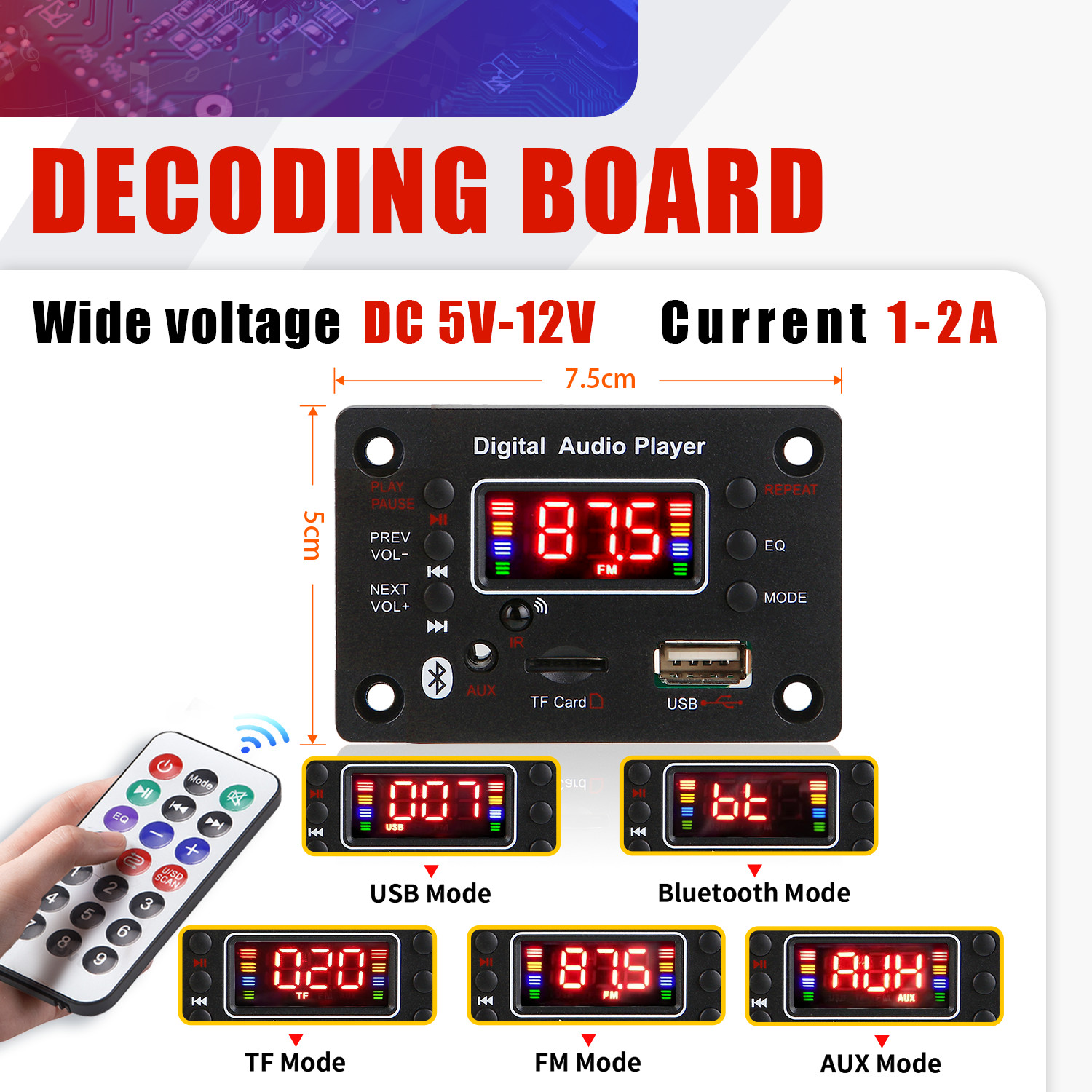12V Wireless Handsfree Bluetoo - đánh giá và giá Audio Music Recorder