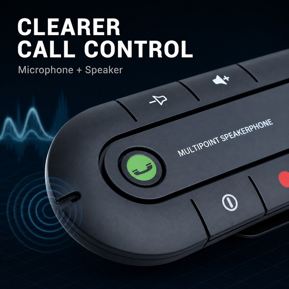 Bluetooth 4.1 Car Speakerphone - đánh giá và giá Audio Music Player