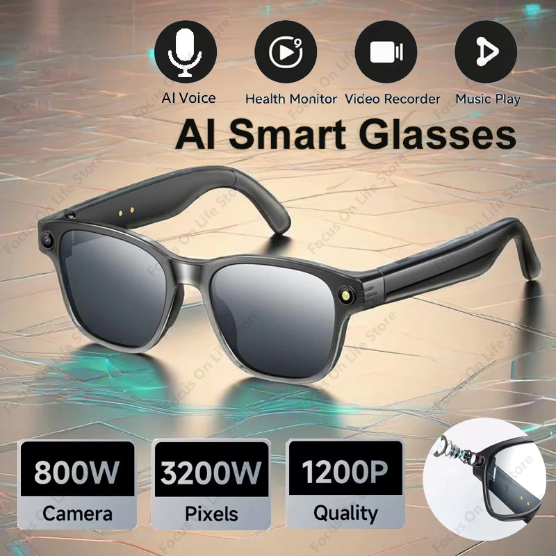 AI Smart Glasses 8 Million Cam - đánh giá và giá Audio Music Player