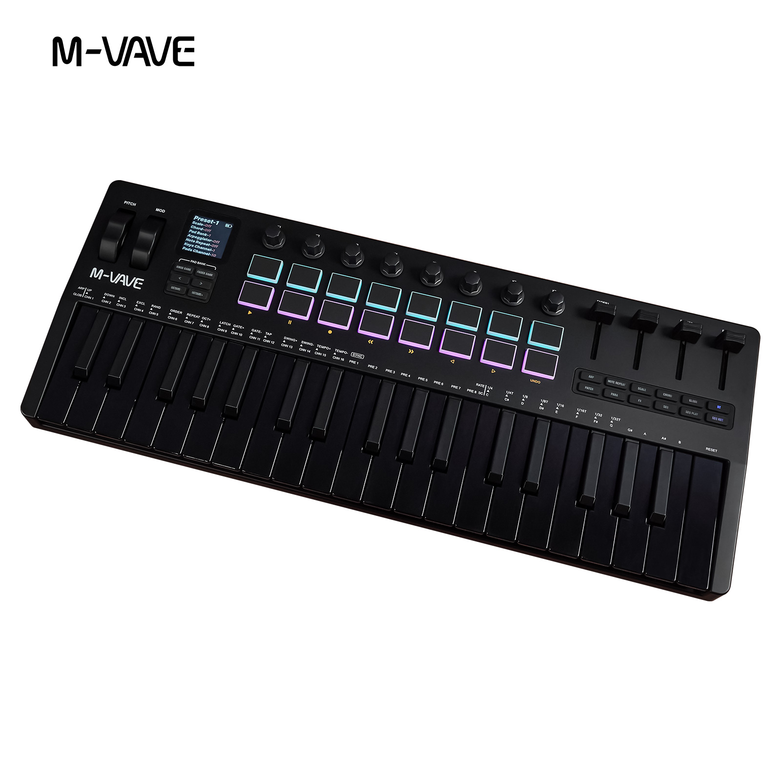 M-VAVE SMK-37 USB MIDI Control - đánh giá và giá Midi Controller Pad